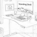 Wholesale Office Height Adjustable Lifting Computer Desk